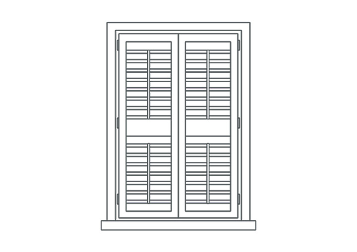 Full-Length Panel Shutters