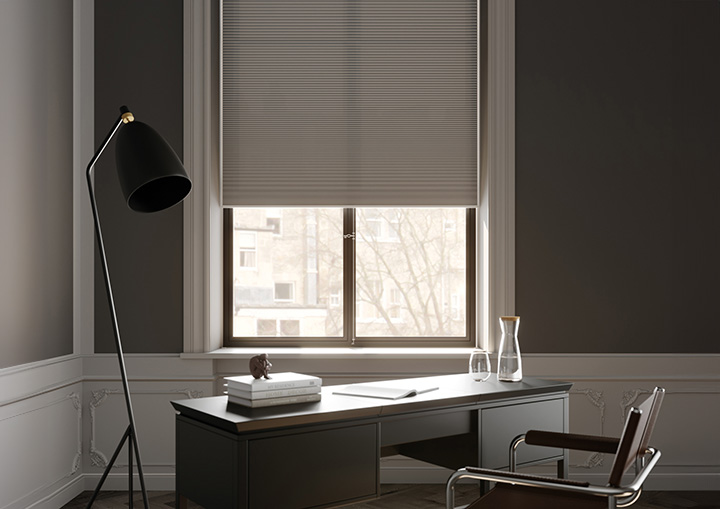 Office Pleated Blinds