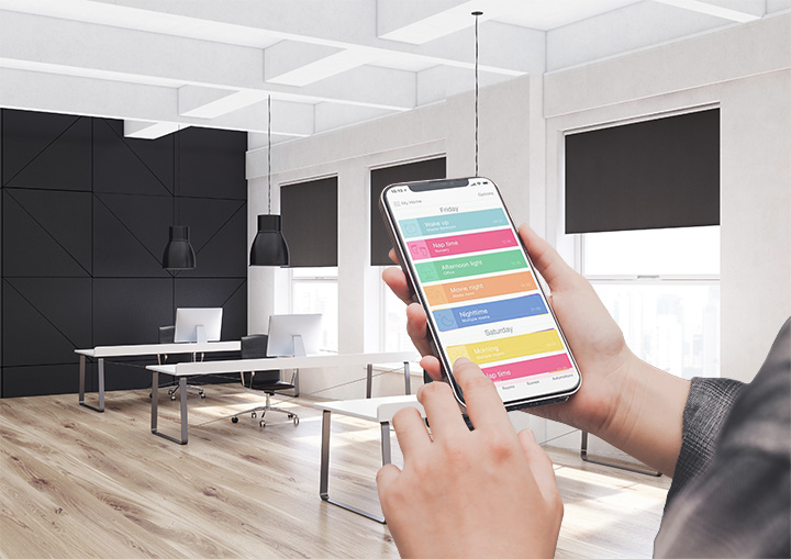 Electric Blackout Roller Blinds