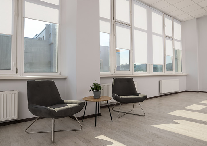 Electric Solar Protective & Anti Glare Blinds