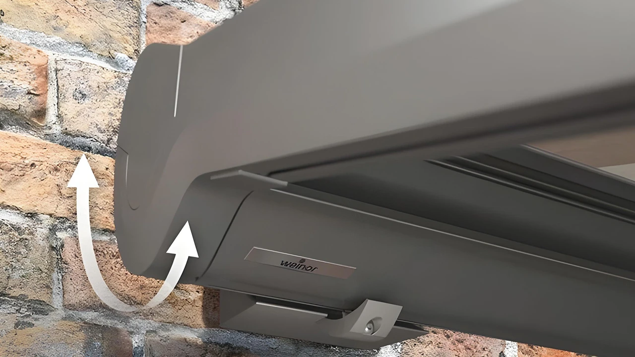 Wall bracket with floating bearings
