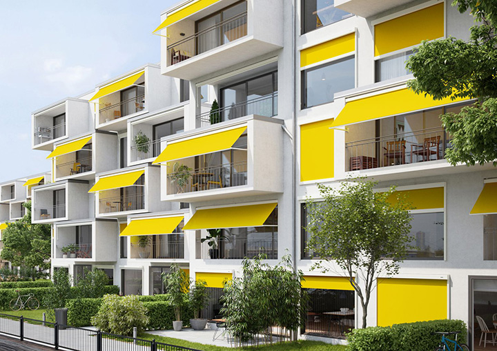 Drop Arm Awnings